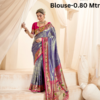 Luxurious Paithani Silk Saree - Exquisite Design Lavender